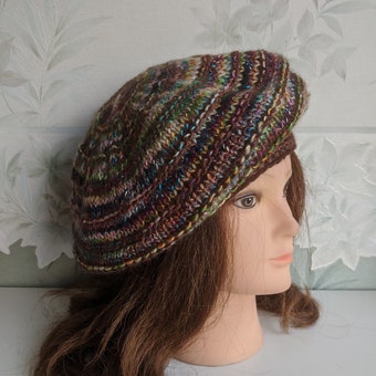 Womens winter hat - Beanie - Knit hat - hat for women - Wool hat – Beret hat – French beret - Beanie for women - Winter hat