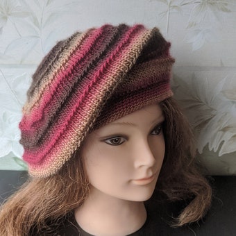 Womens winter hat - Beanie - Knit hat – hat for women - Wool hat – Beret hat – French beret - Beanie for women - Winter hat